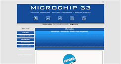 Desktop Screenshot of microchip33.fr